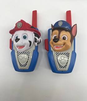Kiddesigns 744110073089 Paw Patrol Walkie Talkies Set Of 2 Kids Chase And Marshall Push To Talk Button 3