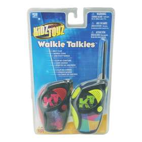 Kids Toyz 711119152312 Walkie Talkie 200ft Range With Belt Clip And Morse Code Colorful 2-pack