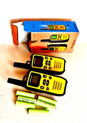 Gt-60 Komvox Rechargeable Walkie Talkie Set Brand Camping Hiking Indoor/outdoor