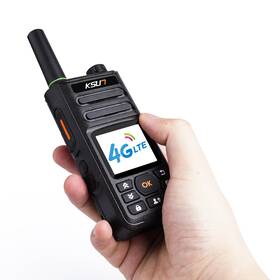 Ksun 763591158801 3g/4g Network Radio With Ptt Button Wifi Walkie Talkies Long Range 100 Miles