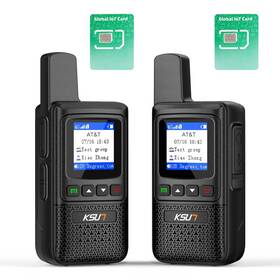 Ksun 763591158887 4g Network Global Poc Radio With Data Cards Walkie Talkies Long Range 1000 Mi