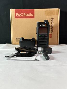 Zl35 Ksun Black Bluetooth Rechargeable Battery Radio Walkie Talkie
