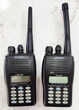 Tk-238 Kyd Tk-338 Vhf And Uhf Handheld Radios