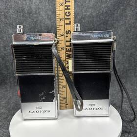 Wt-603 Lloyds Vintage Transceiver Collectible Walkie Talkies Pair Model B As-is