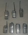 Lot Of 7 Motorola 2-way Radios Walkie-talkies For Parts Or Repair