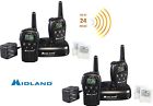 Lxt500bndl2 Midland Radio Mile Rechargeable Walkie Talkie Handheld Two 713589712393