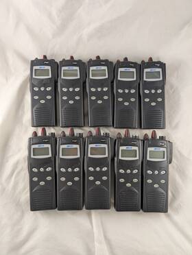 Ht71508h1x M/a-com / Harris Lot Of 10 - P7200ip Two Way Radio Without Batteries Or Antenna