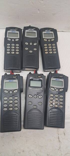 Ht7130en1a-is2 Macom Lot Of 6 Ma-com P7100 Ip Ht7170t81e Portable 2-way Radio - Free Shipping