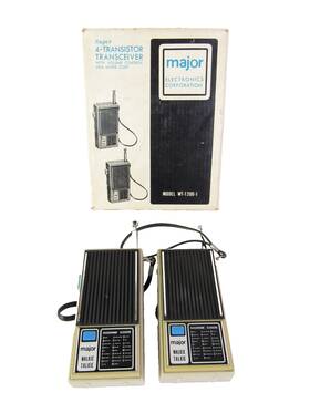 4-transistor Major Wt-1200-1 Walkie Talkie Super Receiver