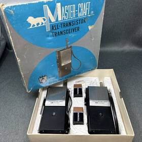 Master-craft 6ph400 Vintage Master-craft All Transistor Transceiver Japan Made As-is Works