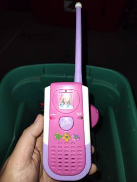 Mattel Be-225 Barbie Walkie Talkie 2001 Tested And Working