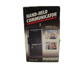 0148490029 Maxon Hand Held Communicator 49-h Portable Fm Two-way Radio