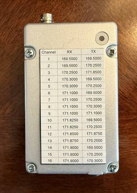 Maxon Sd-171ex Data Telemetry Radio Vhf 148-174mhz With Db-9 Pin Male