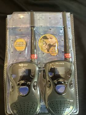 Maxx Action 818929013328 Durable Walkie Talkie Kids Set Commando Series-morse Code - Untested