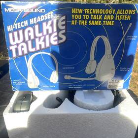 M-050 Mega Sound Vintage Hi-tech Headset Walkie Talkies