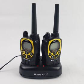 1030p Midland Gxt Two-way Radios With Charger And Adapter Tested Working