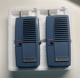 13-027 Midland Set Of 2 Vintage Transette # Walkie Talkie Untested
