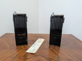 13-110c Midland Pair Triumph 10 Transistor Transceivers Walkie Talkie
