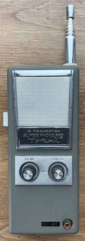 13-133e Midland 13-333e 13 Transistor Handheld Radio Tranceiver Model 1960s Working Read