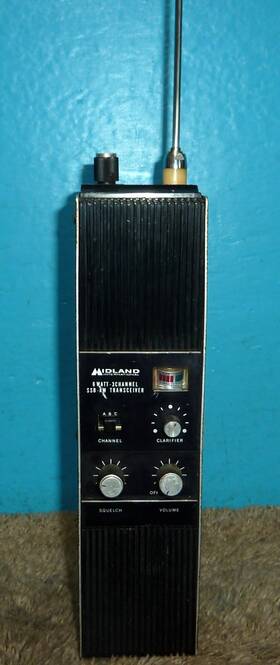 13-778 Midland Ssb Am 3-channel Cb Radio Transceiver Walkie Talkie