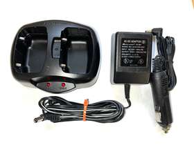 18cvp4a Midland Model Dual Walkie Talkie 2-way Radio Charger With Ac And Car Adapter
