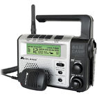 Xt511 Midland 2-way Emergency Radio Crank Flashlight Am/fm Clock Noaa Weather