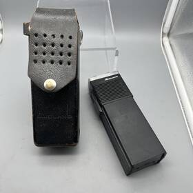 70-b11 Midland Walkie Talkie Radio Model No. With Case Uses 12 V For Parts Only