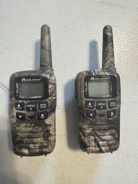 Alr2moa Midland X-talker. Walkie Talkie Radios. Camo Edition. Model
