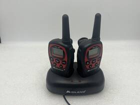 Alr5rp Midland Alr5r Two Way Radio - Color Red With Charging Station