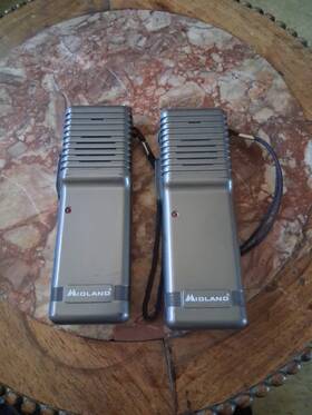 Bfv9dx988-6 Midland Vintage Handheld Walkie Talkie