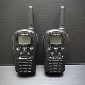 Gx20 Midland X-talker Walkie Talkie Two-way Radios Lot Of 2