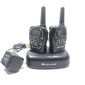 Gxt-535 Midland 2 Gxt 535 X-tra Talk 2-way Radio Walkie Talkies With Charger Base Camo