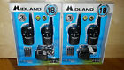 Lxt118vp3 Midland 2way Radio Walkie Talkie Lxt118 Lot Of 4 Incl Rechar Batteries