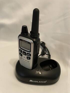 Lxt200pa Midland One X-tra Talk Walkie Talkie Two-way Radio With Charge Dock