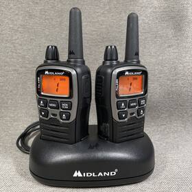 T71a Midland Two 2 X-talker Way Radios / Walkie Talkies Charging Base