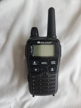 T73a Midland Walkie Talkie X Talker Single Radio Only No Charger
