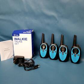 Xf-508 Mksutary Handheld Walkie Talkie Blue Set Of 4 2-way Radio Communicators