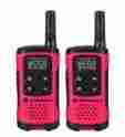 Mot-t107 Motorola T107 Neon Pink Alkaline 2-way Radio Twin Pack