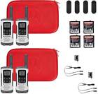 Mot-t280 Motorola Emergency Walkie Talkie Pack Way Radio With 0617957476255