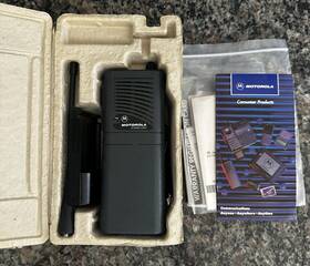 15-80614c Motorola Hands-com Two Way Portable Radio Tested Works
