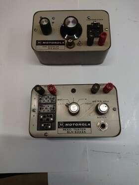 6221a Motorola 6222a Lot Reed Tester Sln Tone Generator Vintage Test Sets