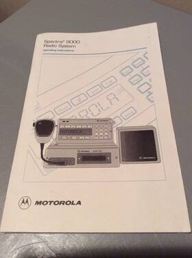 68p80102w80-a Motorola Spectra 9000 Radio System Operating Guide
