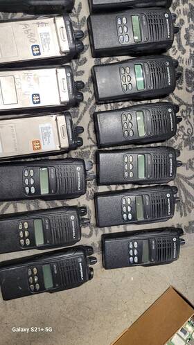 Aah258df9aa5an Motorola Ht 1250 Vhf Radio # Aah258df9aa5an- Clean Unit No Battery