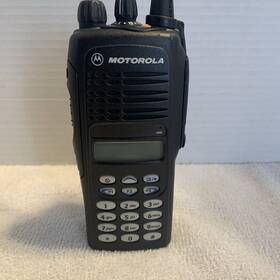Aah25rdh9d9an Motorola Ht1250 2-way Radio Battery And Antenna Full Keypad