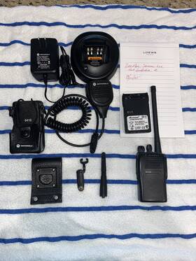 Aah38kdc9aa3 Motorola Ex500 Vhf With Extras