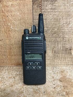 Az489ft4883 Motorola Cp185 Two Way Radio Analog Vhf With Battery Tested Works
