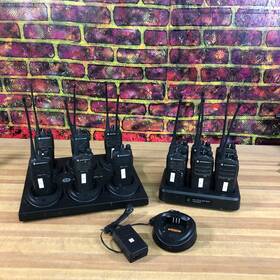 20251211 Motorola B.4 D Al.08 Lot Of 12 Radius Cp200 Cp200d C150 Portable Two-way Radios With Chargers