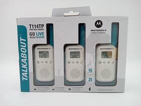 C9-8591-cbb96c54aefc Motorola Talkabout Two-way Radio 3-pack T114tp Tested And Ships Free