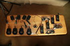 1410 Motorola Cls Two-way Radios Charging Base Four Radio Kit, Ear Piece + Mike