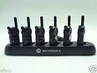 Hctn4002a Motorola Cls1110 2 Way Radios With Gang Cradle Charging Station -used-